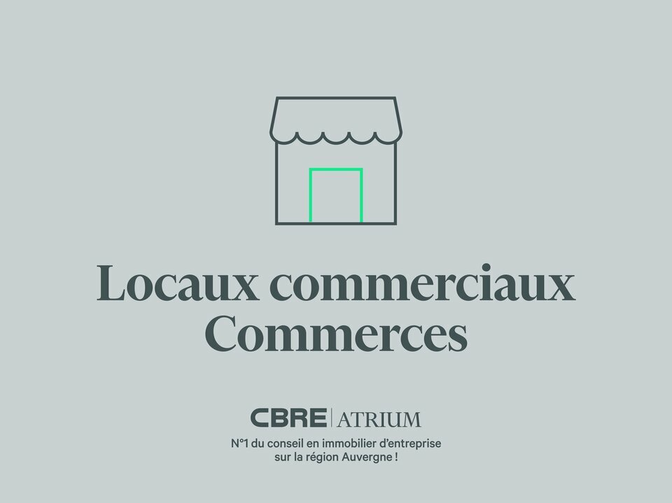 A VENDRE LOCAL COMMERCIAL 81,05M² CC COMMERCIAL DE CROIX DE NEYRAT 