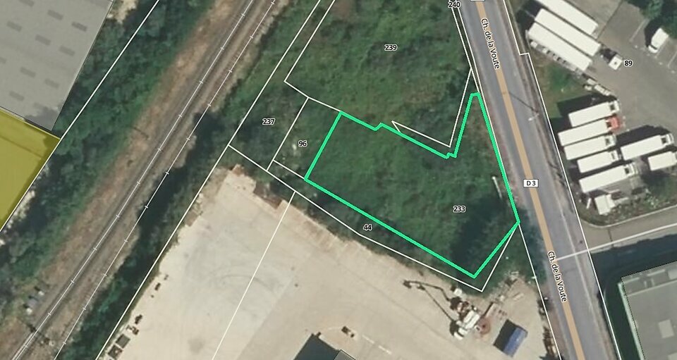 A vendre Terrain 807m² Le Grand-Quevilly