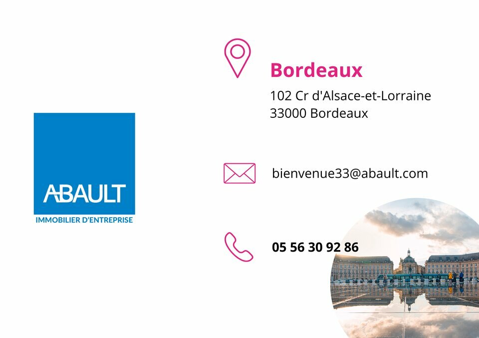 A vendre Bureaux 325m² Floirac