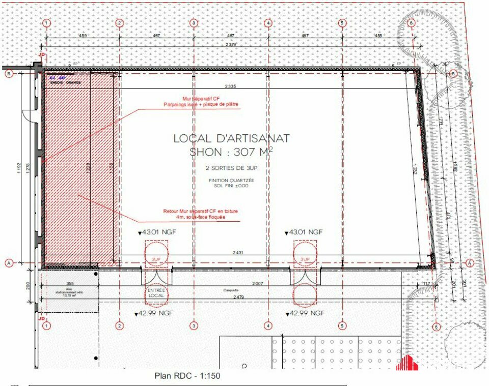LE HAILLAN SHOWROOM A LOUER