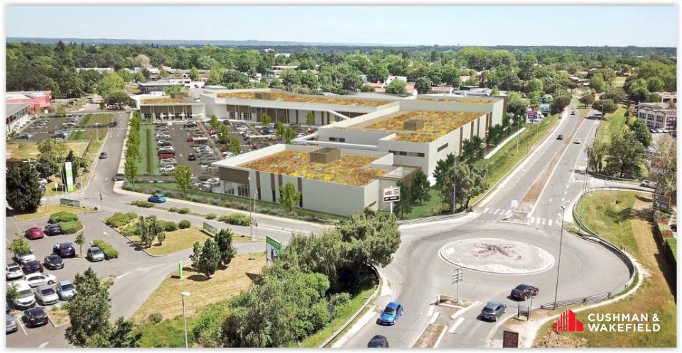 Local commercial neuf à la location avec droit d'entrée de 380m²