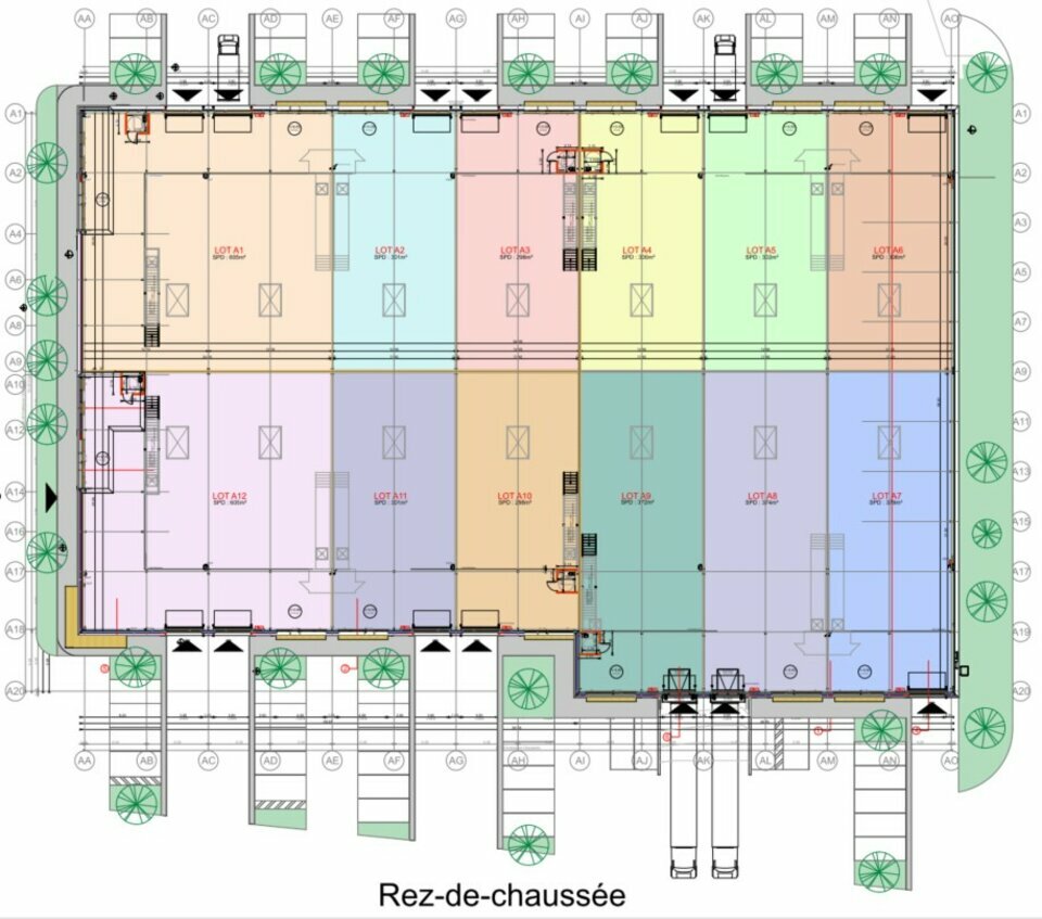 A louer Locaux d'activité 5608m² Saint-Laurent-de-Mure