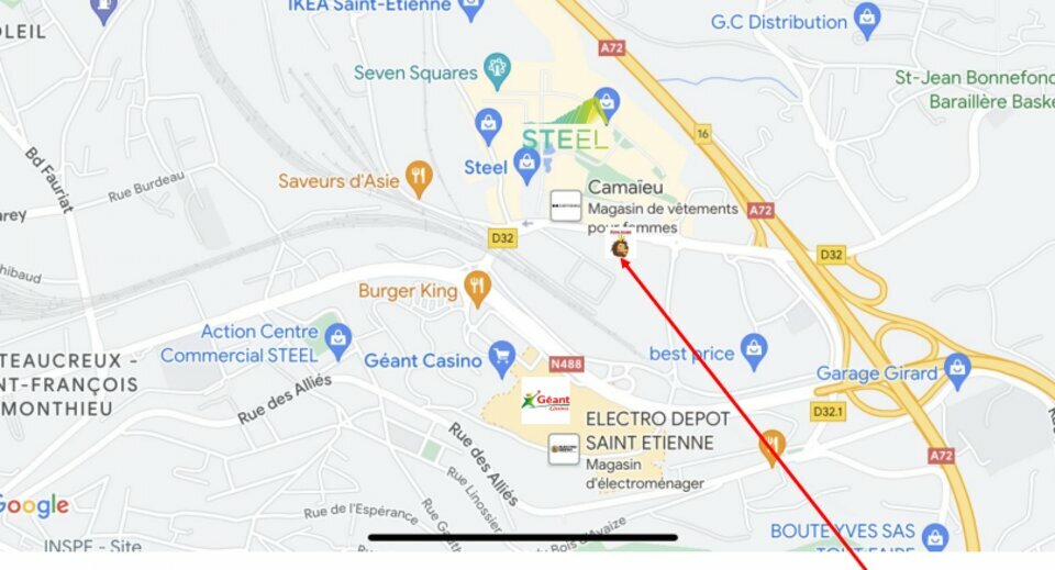 A louer Local commercial  643m² Saint-Étienne