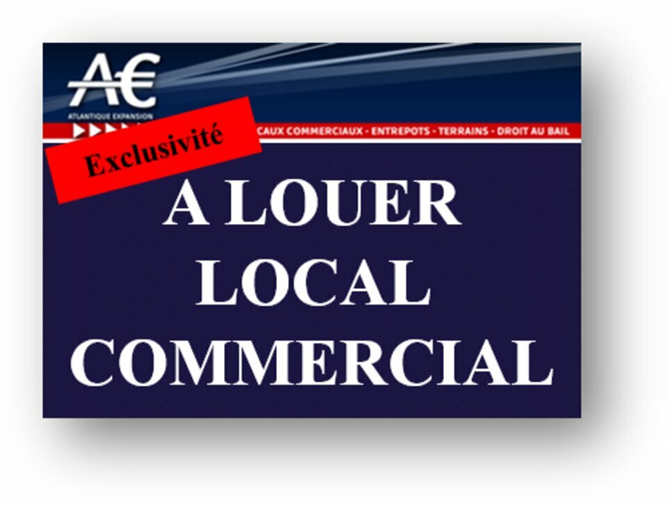 A LOUER EXCLUSIVITE LOCAL COMMERCIAL
