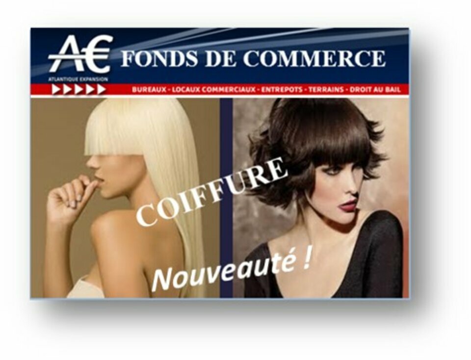 A VENDRE FONDS DE COMMERCE SALON DE COIFFURE CENTRE VILLE DE SAINT NAZAIRE