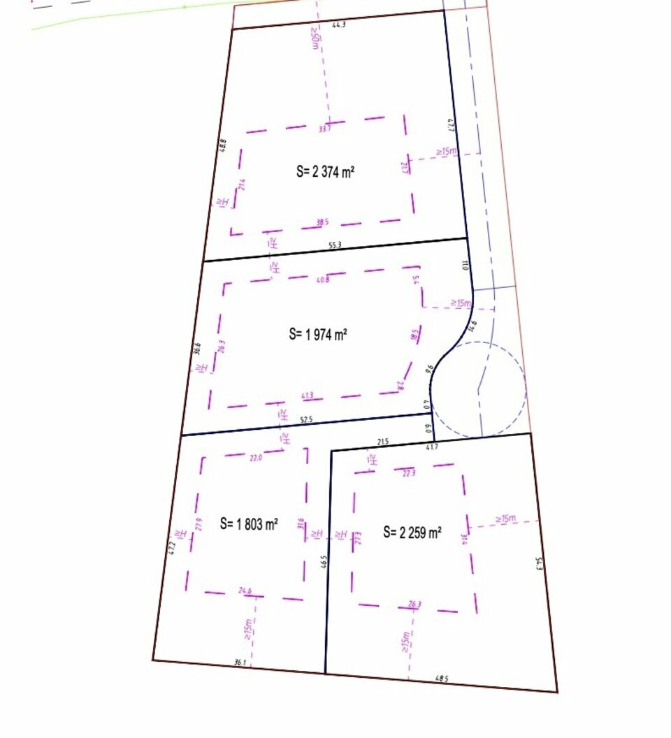 A vendre Terrain 8410m² Beychac-et-Caillau