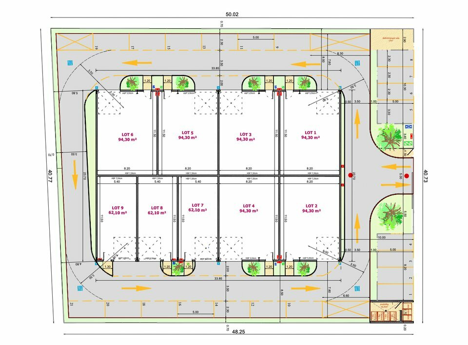 A vendre Locaux d'activité 370m² Marcheprime