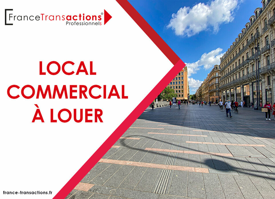 TOULOUSE HYPERCENTRE  LOCAL COMMERCIAL 170 M² SUR RUE PASSANTE