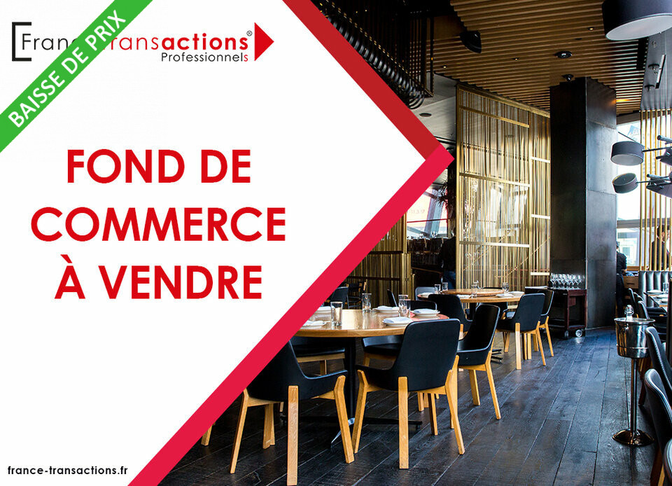 FONDS DE COMMERCE RESTAURATION, LOCAL 24m², VISIBILITE DIRECTE BOULEVARD D ARCOLE