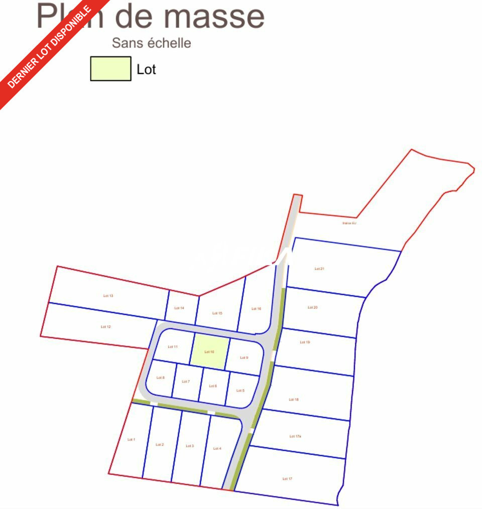 A VENDRE TERRAIN 1 721 m2 - (82710) BRESSOLS