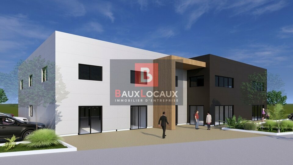 LOCAL COMMERCIAL D'ENVIRON 119 m² NEUF BRUT HORS D'EAU