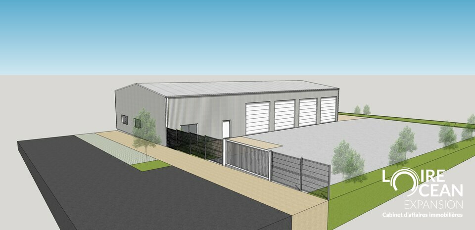 LOCAL D&rsquo;ACTIVITE NEUF DE 300 M2 AMENAGEABLE ET DIVISIBLE A SAINT-PERE EN RETZ