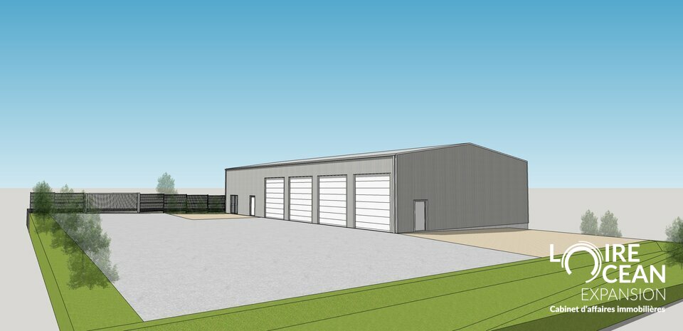 LOCAL D&rsquo;ACTIVITE NEUF DE 300 M2 AMENAGEABLE ET DIVISIBLE A SAINT-PERE EN RETZ