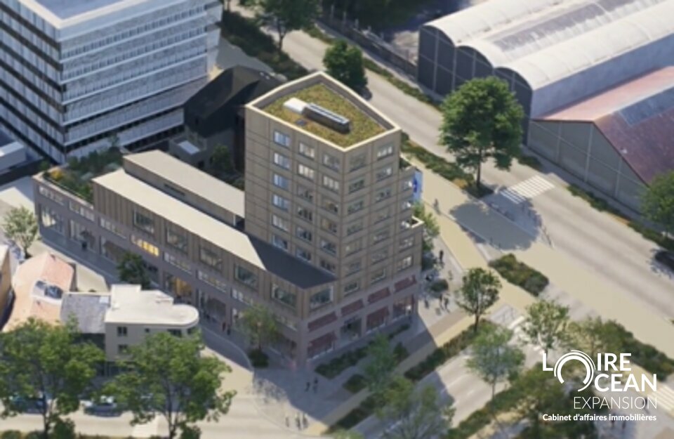 PLATEAU DE BUREAUX À VENDRE  172.43 M²  ÎLE DE NANTES / RÉPUBLIQUE  CRÉATION
