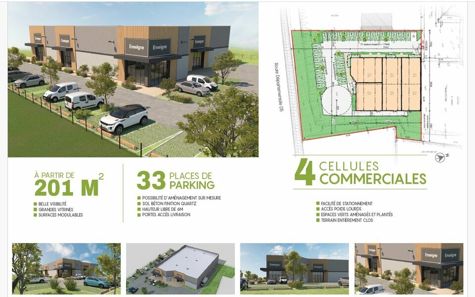LOCAL COMMERCIAL ZONE COMMERCIALE DE L&rsquo;ILLIADE A ST PERE EN RETZ