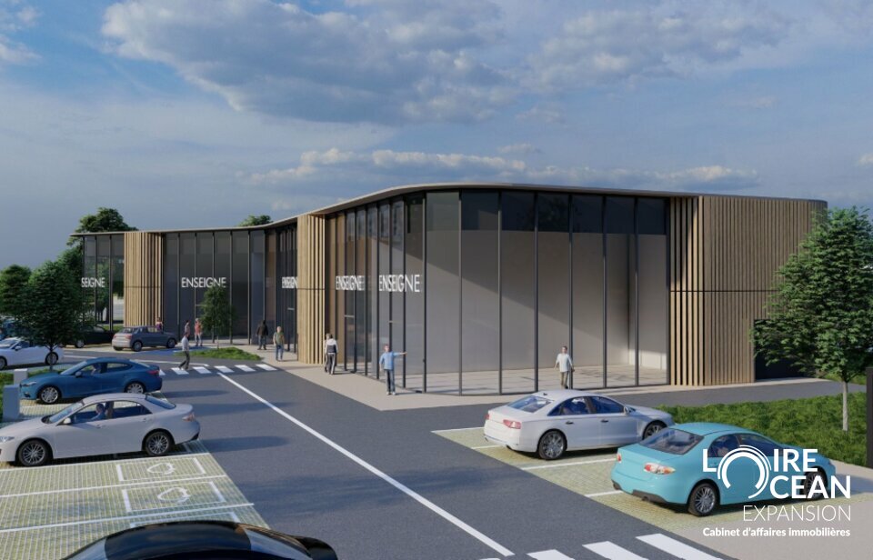 À LOUER  Cellules commerciales neuves de 190 à 300 m² avec forte visibilité  ZAC de la Grée, Lion d’Angers