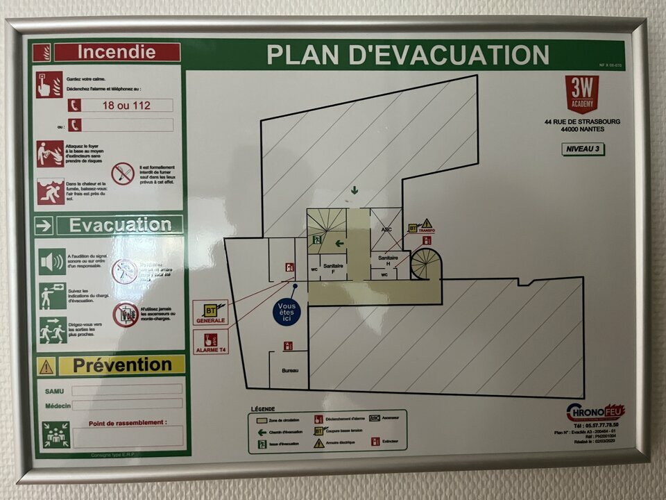 A LOUER et A VENDRE – Bureaux 80m2 rue de Strasbourg