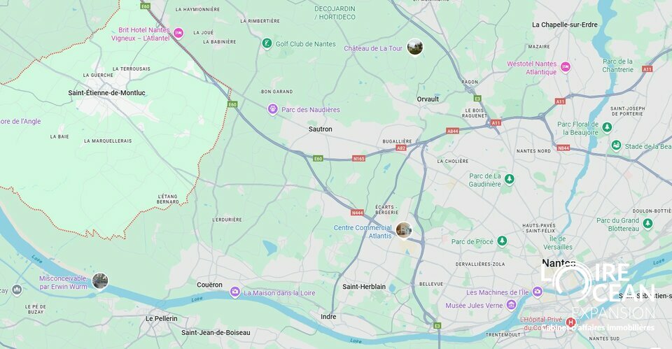 SAINT ETIENNE DE MONTLUC ( 44 )  CE LOCAL EST A LOUER POUR UNE DUREE DE UN  A TROIS ANS