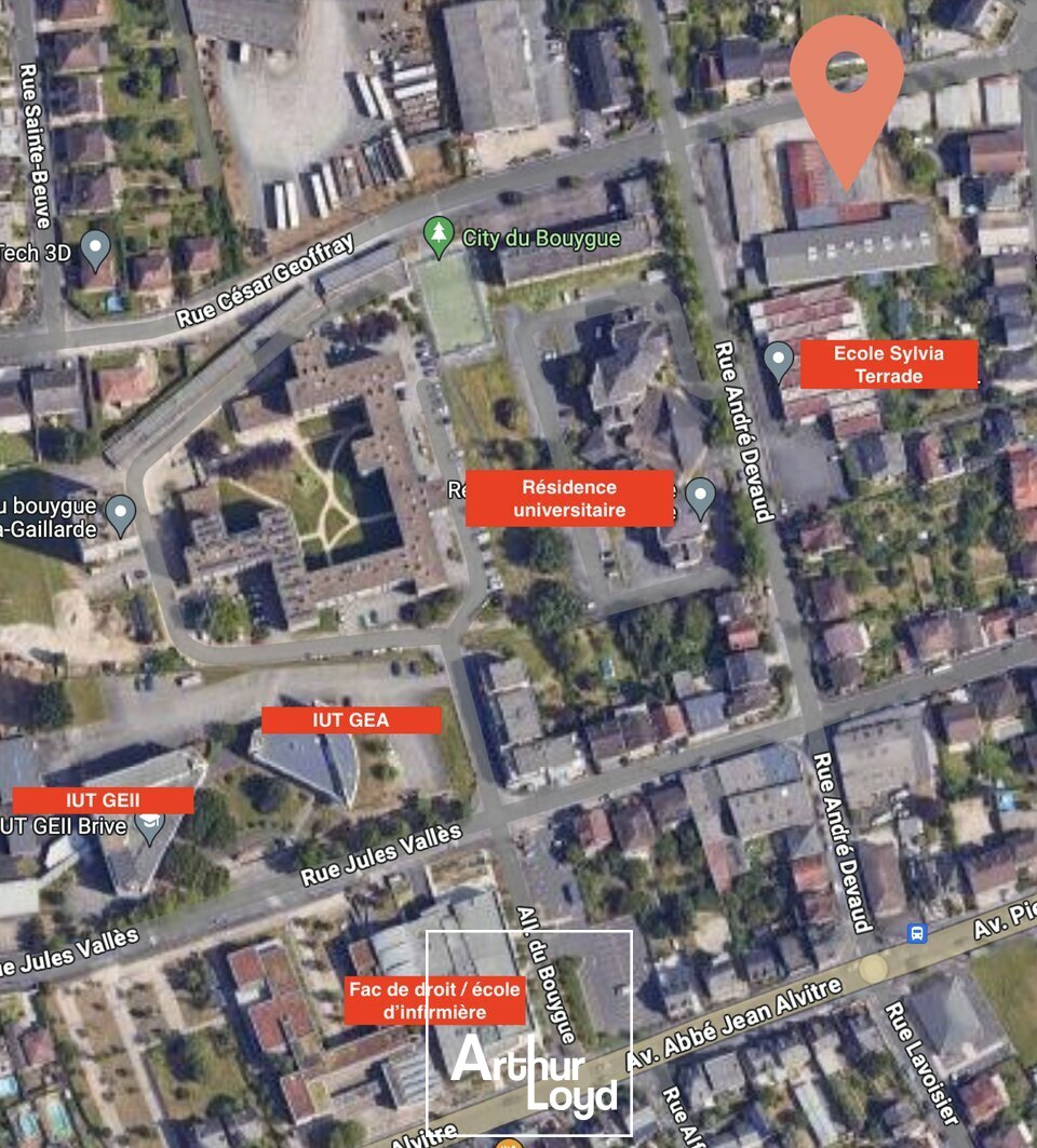 A vendre Terrain 3800m² Brive-la-Gaillarde