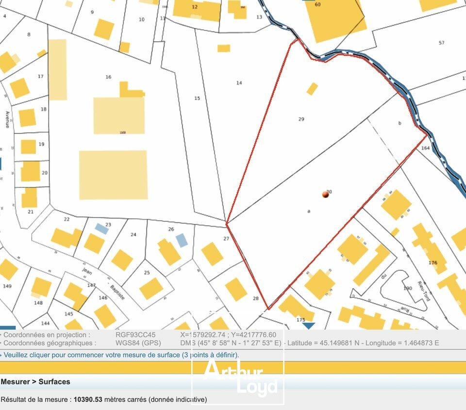 A vendre Terrain 10500m² Saint-Pantaléon-de-Larche